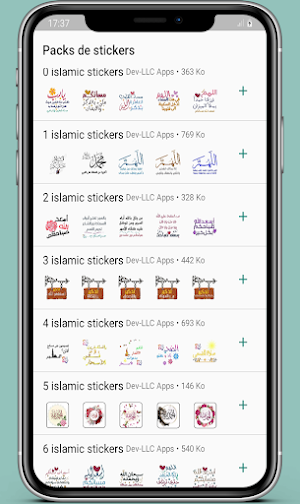 Islamic stickers for WhatsApp Screenshot 0