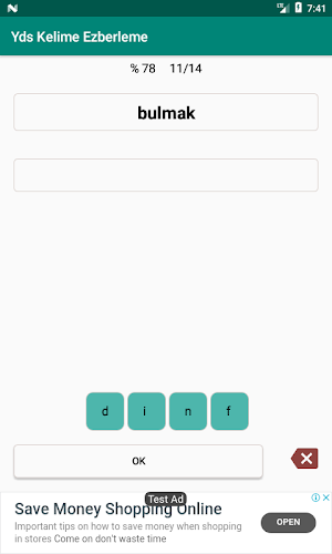 Yds Kelime Ezberleme (word memorize) Screenshot 2