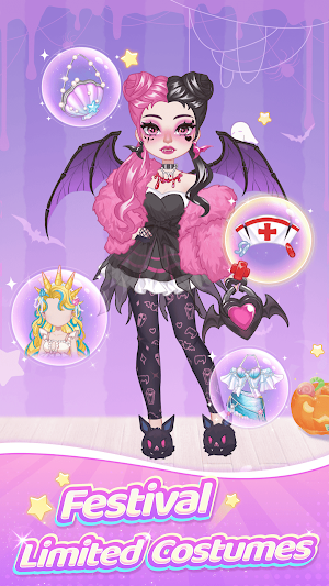 Shining Girl: Dress Up Game Screenshot 2