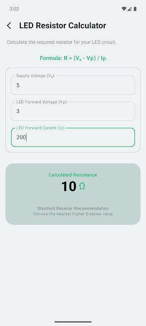 Resistor Calculator –DIP & SMD Screenshot 2