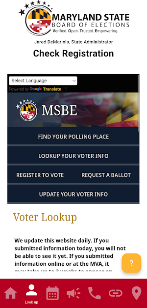 Go Vote MD Screenshot 1