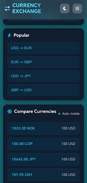 Currency Exchange-FXRates Free Screenshot 1