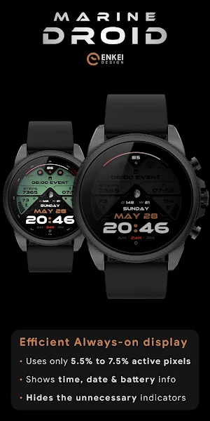 Marine Droid - watch face Screenshot 2