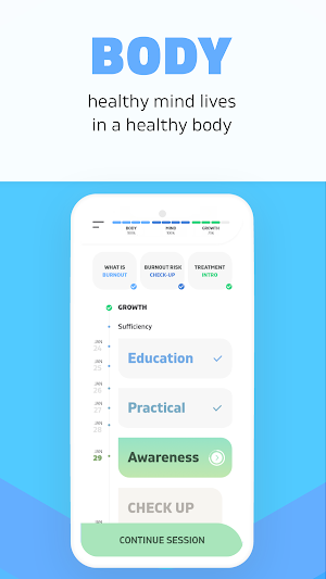 Digiburn: burnout self-help Screenshot 2