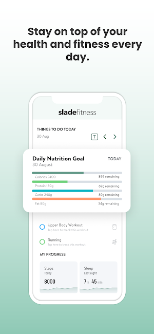 Slade Fitness Online Screenshot 1