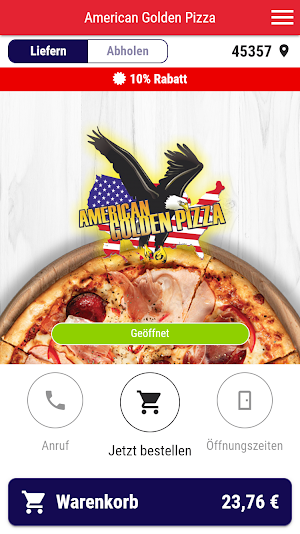 American Golden Pizza Screenshot 0
