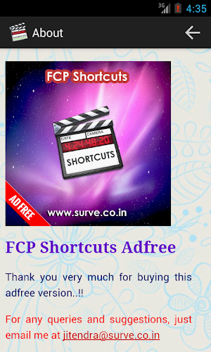 FCP Shortcuts Adfree Screenshot 2