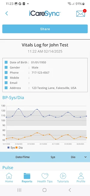 iCareSync 2.0 Screenshot 2