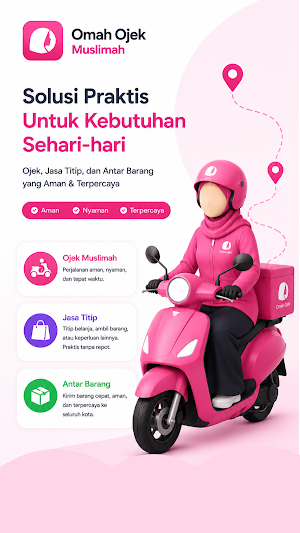 O.MAH - Ojek Wanita & Anak Screenshot 0