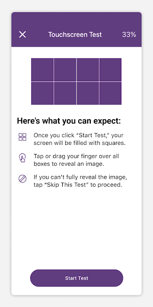 Product Care Diagnostics Screenshot 2