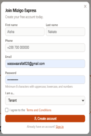 Mizigo Express Screenshot 3