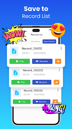 Reverse Audio: Reverse Singing Screenshot 2