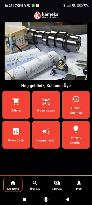 Kameks Sadakat Uygulaması Screenshot 0