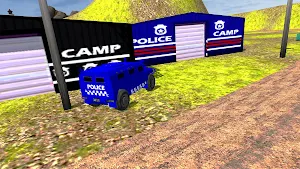 Police Car Transport Army Tank Screenshot 2