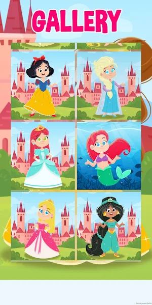 Princess Sliding Puzzle Screenshot 2