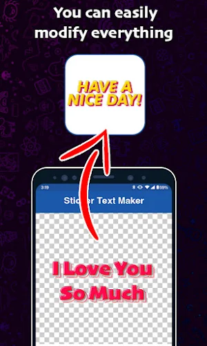 Animated Text Maker WASticker Screenshot 2