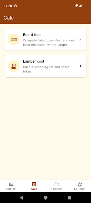 LumberList Screenshot 3