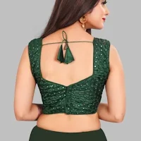 Simple Stitching Blouse Neck