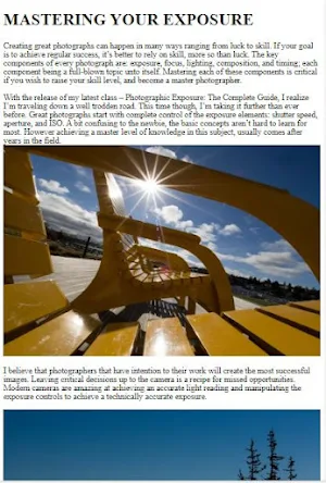 Digital Photography Tutorial Screenshot 1