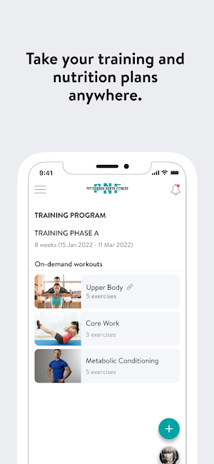 Pittsburgh North Fitness App Screenshot 2