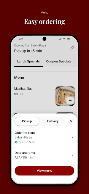Sabrin Pizza Screenshot 2