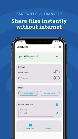 LocalDrop - WiFi File Transfer Screenshot 0