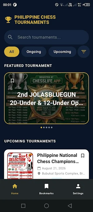 Philippine Chess Tournaments Screenshot 0