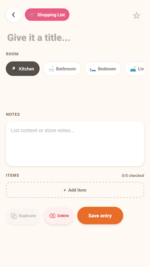 Home Harmony Journal Screenshot 1
