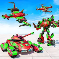 Multi Robot Transform Jet Game Tank Robot Games