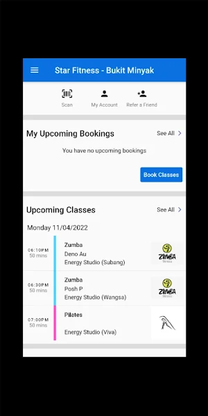 Star Fitness Member Screenshot 0