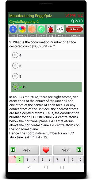 Manufacturing Engg. Quiz Screenshot 2