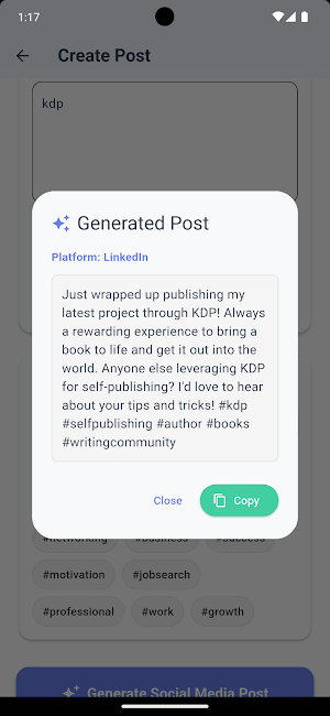 Hashtags AI: Follower Booster Screenshot 3
