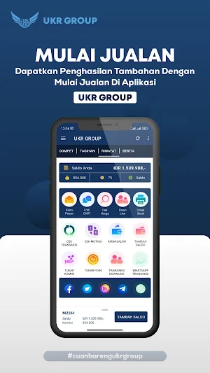 UKR Group: Agen Pulsa Nasional Screenshot 0
