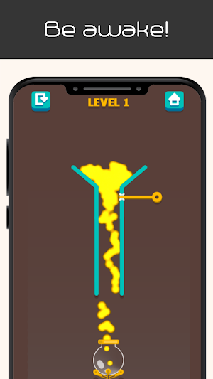 Colored Water And Pin Screenshot 0