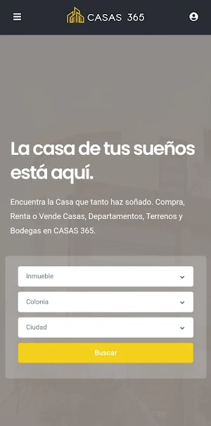 CASAS 365 Agencia Inmobiliaria Screenshot 0