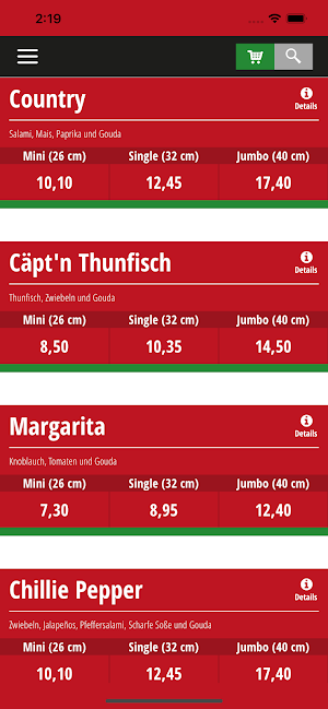 Pizza-Flitza Screenshot 1