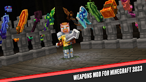 Weapons Mod for Minecraft 2023 Screenshot 0