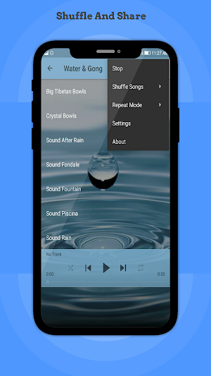 Water and Gong Sounds Screenshot 2