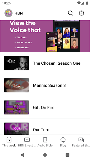Hosanna Broadcasting Network Screenshot 0
