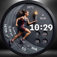 Female Runner: Wear OS Watch
