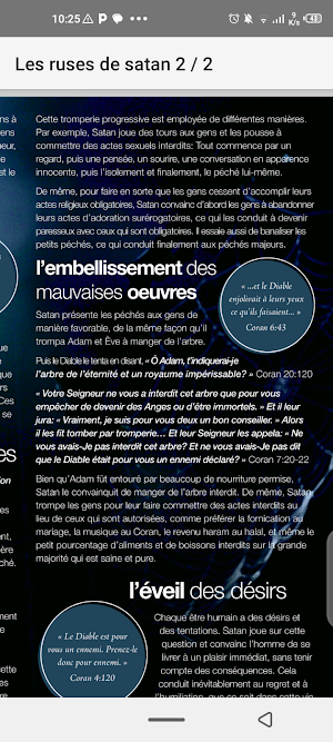 Brochure: Les ruses de Satan Screenshot 2