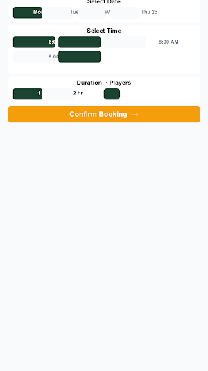 OpenTeeSheet Screenshot 1