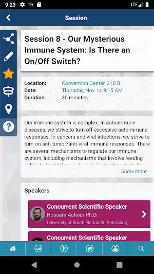 ABRCMS Events Screenshot 2