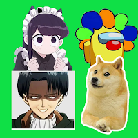 Stickers Game and Anime