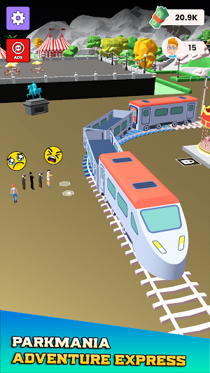 Parkmania Idle Thrill Seekers Screenshot 1