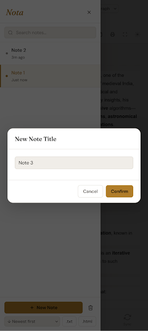 Nota — Smart Note Taker Screenshot 3