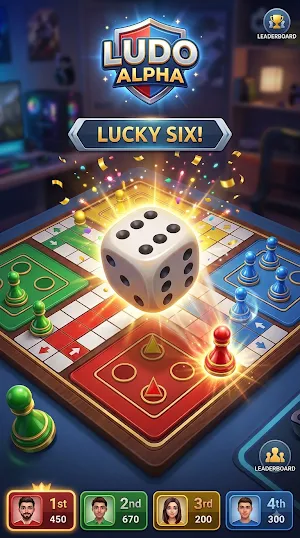 Classic Alpha Ludo Game Screenshot 1