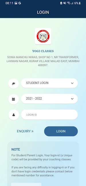 Yogi Classes Screenshot 1