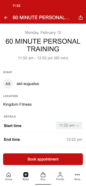 Kingdom Fitness ETX Screenshot 2