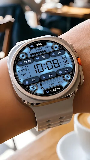 Dot Shaped Clock ZKin Watch Screenshot 0